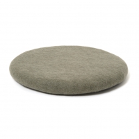 Coussin Chakati en feutre - gris minéral